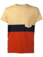 Levi's Vintage Clothing Colour Block T-shirt, Men's, Size: Large, Yellow/orange, Cotton