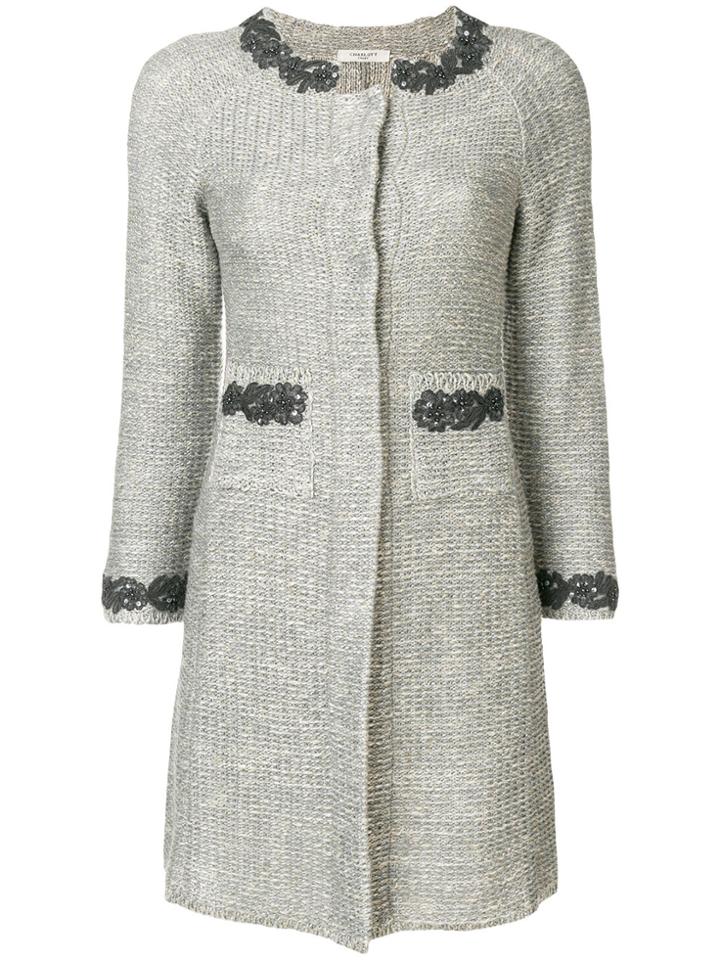 Charlott Knitted Coat - Grey