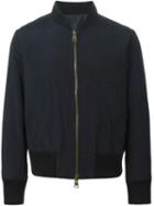 Ami Alexandre Mattiussi Lightweight Bomber Jacket, Men's, Size: L, Black, Polyamide