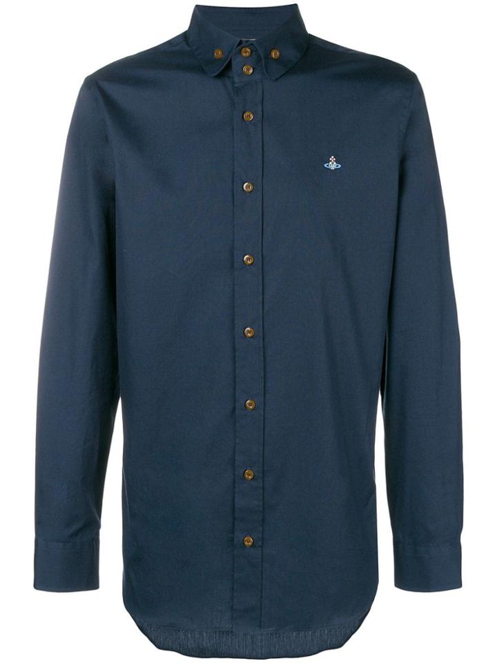Vivienne Westwood Button Down Classic Shirt - Blue