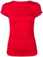 Karl Lagerfeld Logo Trim T-shirt - Red