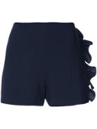 Cinq A Sept Ruffled Side Shorts - Blue