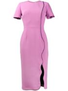 Roksanda 'sabra' Dress, Women's, Size: 8, Pink/purple, Polyester/spandex/elastane/polyamide/acetate