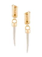 Chloé Horn Earrings - Gold