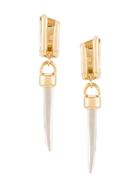 Chloé Horn Earrings - Gold