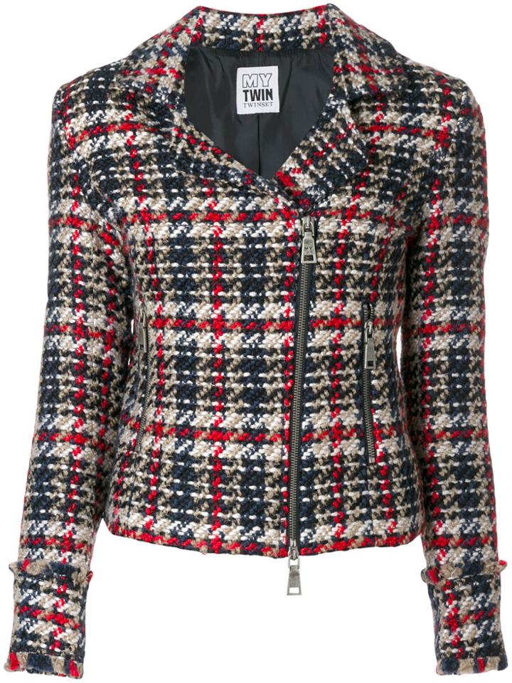 Twin-set Checked Jacket - Multicolour