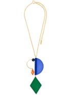 Marni Geometrical Design Necklace - Metallic