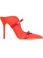 Malone Souliers Maureen Mules, Women's, Size: 39, Red, Suede/leather