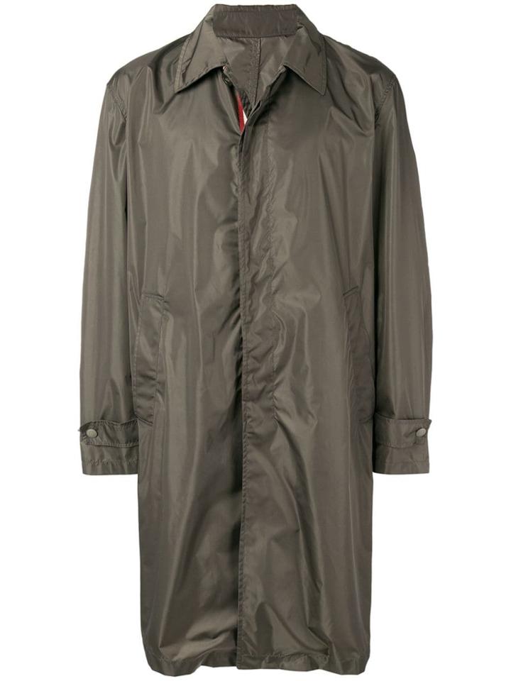 Bally Packable Overcoat - Grey