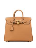 Hermès Vintage Haut A Courroies 28 Handbag - Brown