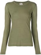 321 Longsleeved T-shirt, Women's, Size: Large, Green, Cotton