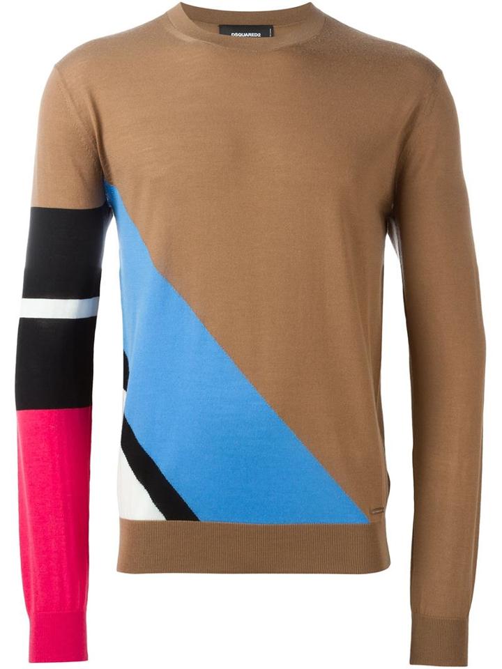 Dsquared2 Colour Block Jumper