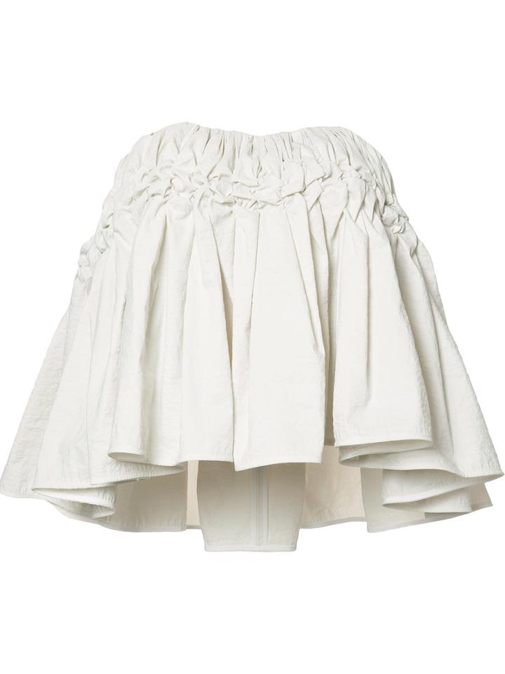 Maticevski 'abundant Bustier' Top, Size: 10, White, Polyester/nylon/cotton