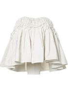 Maticevski 'abundant Bustier' Top, Size: 10, White, Polyester/nylon/cotton