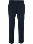 Semicouture Classic Cropped Trousers - Blue