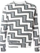 Closed Geomteric Print Sweatshirt