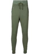 John Elliott Elastic Waistband Slim-fit Track Pants, Men's, Size: S, Green, Cotton