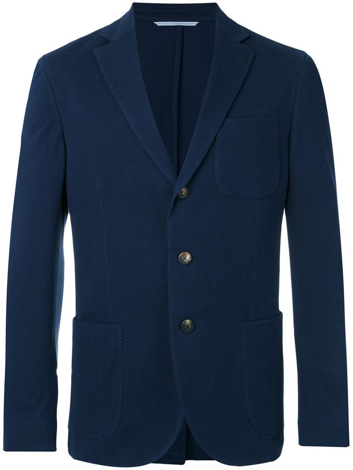 Malo - Classic Blazer - Men - Cotton/polyester/acetate - 52, Blue, Cotton/polyester/acetate