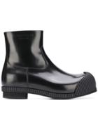 Calvin Klein 205w39nyc Ridged Cap Ankle Boots - Black