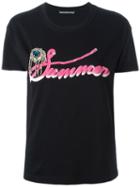 Marco Bologna - Jewel Embellished T-shirt - Women - Cotton - 38, Black, Cotton