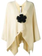 Twin-set Brooch Detail Poncho