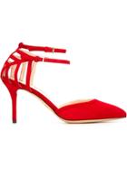 Charlotte Olympia Spider's Web Pumps - Red
