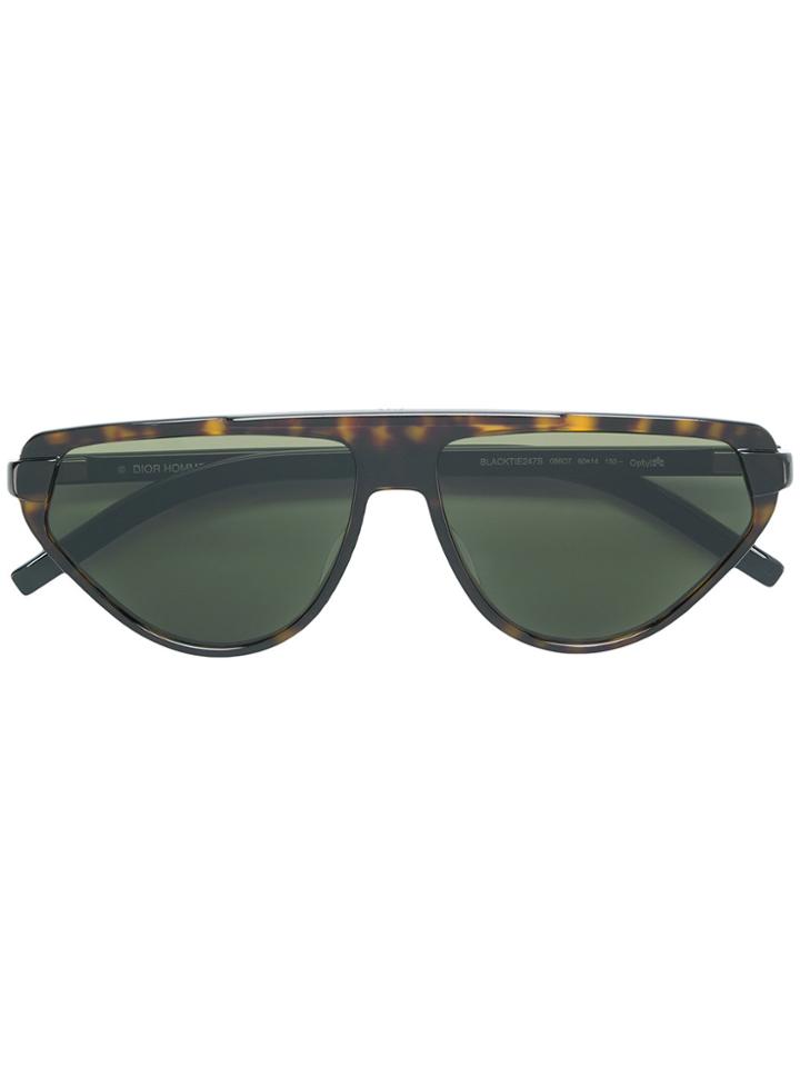 Dior Eyewear Cat Eye Sunglasses - Brown