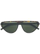 Dior Eyewear Cat Eye Sunglasses - Brown