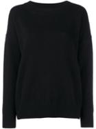 Frame Denim Cashmere Long Sleeve Jumper, Women's, Size: Xs, Black, Cashmere