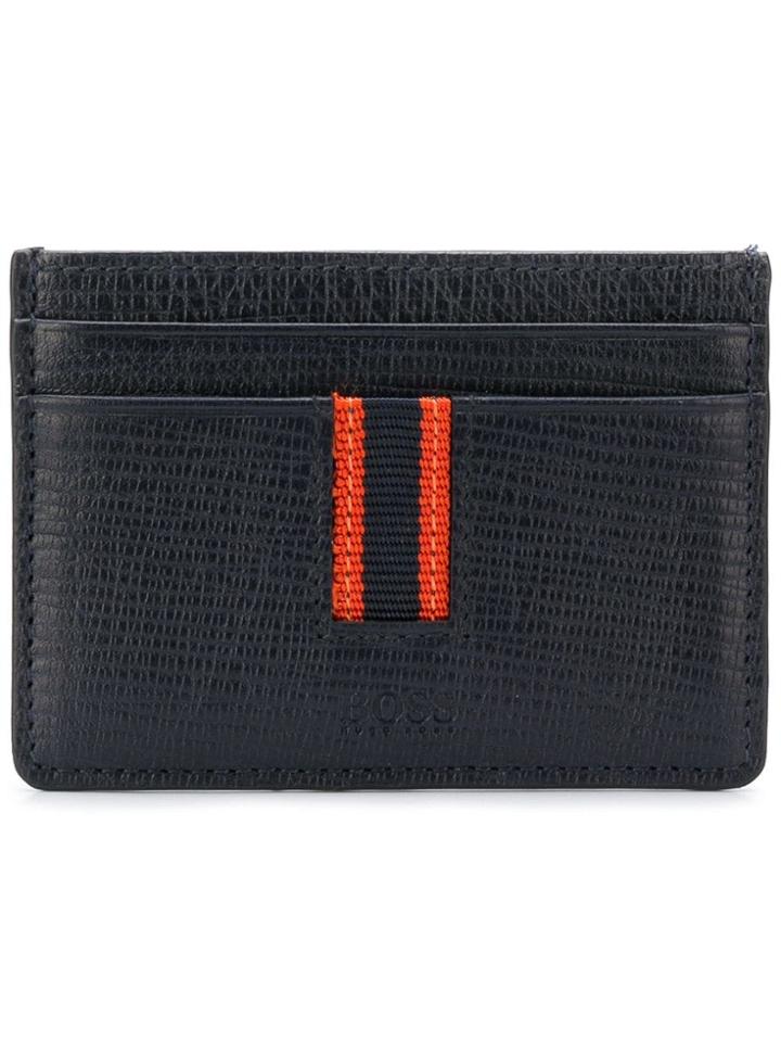 Boss Hugo Boss Stripe Detail Cardholder - Blue