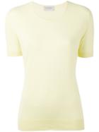 John Smedley Daniella Knit T-shirt - Yellow & Orange