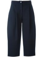 Erika Cavallini Front Pleat Cropped Trousers