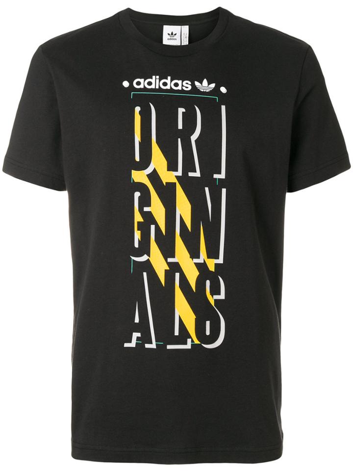 Adidas Graphic Slogan T-shirt - Black