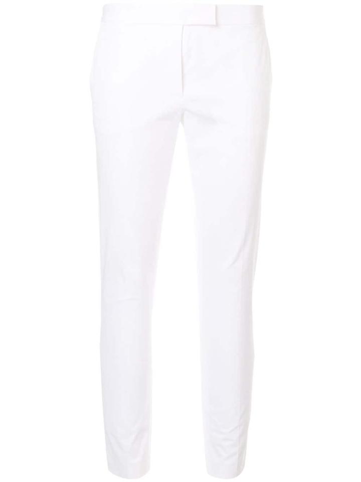 Joseph Cropped Slim-fit Trousers - White