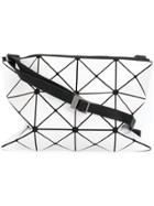 Bao Bao Issey Miyake Geometric Flat Crossbody Bag - White