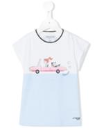 Simonetta - Convertible Print T-shirt - Kids - Cotton/spandex/elastane - 2 Yrs, White
