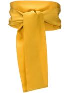 Sara Roka Large Tie Belt - Yellow