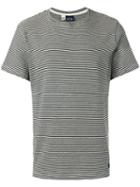 Bleu De Paname Striped T-shirt, Men's, Size: Large, Black, Cotton