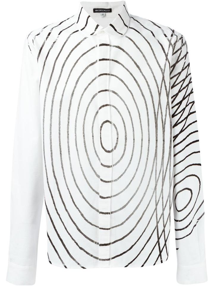 Ann Demeulemeester 'gratte' Printed Shirt