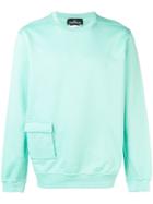 Stone Island Shadow Project Flap Pocket Sweatshirt - Blue