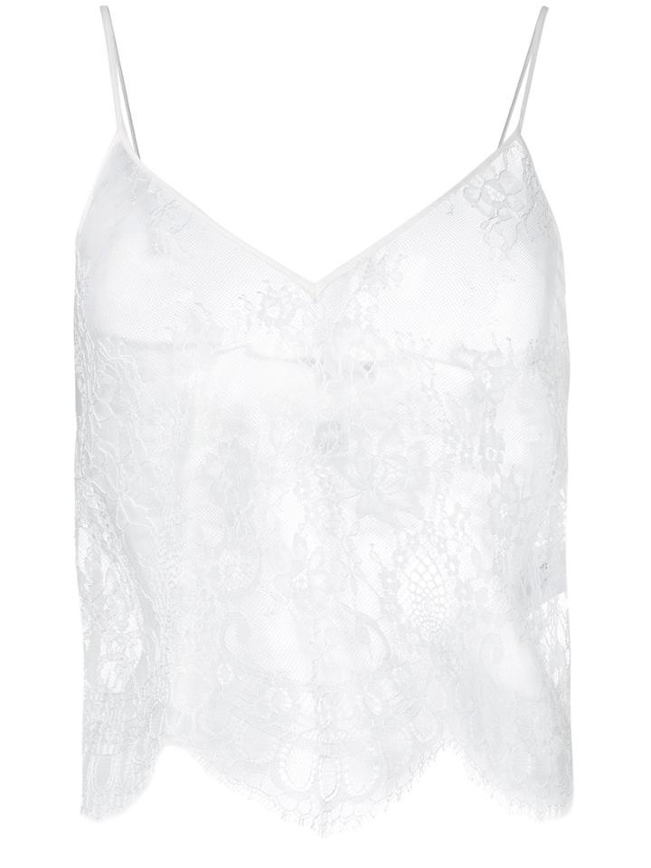 Ermanno Scervino - Lace Cami Top - Women - Polyamide - 42, White, Polyamide