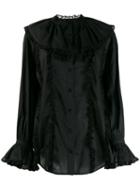 See By Chloé Ruffle Lace Trim Shirt - Black