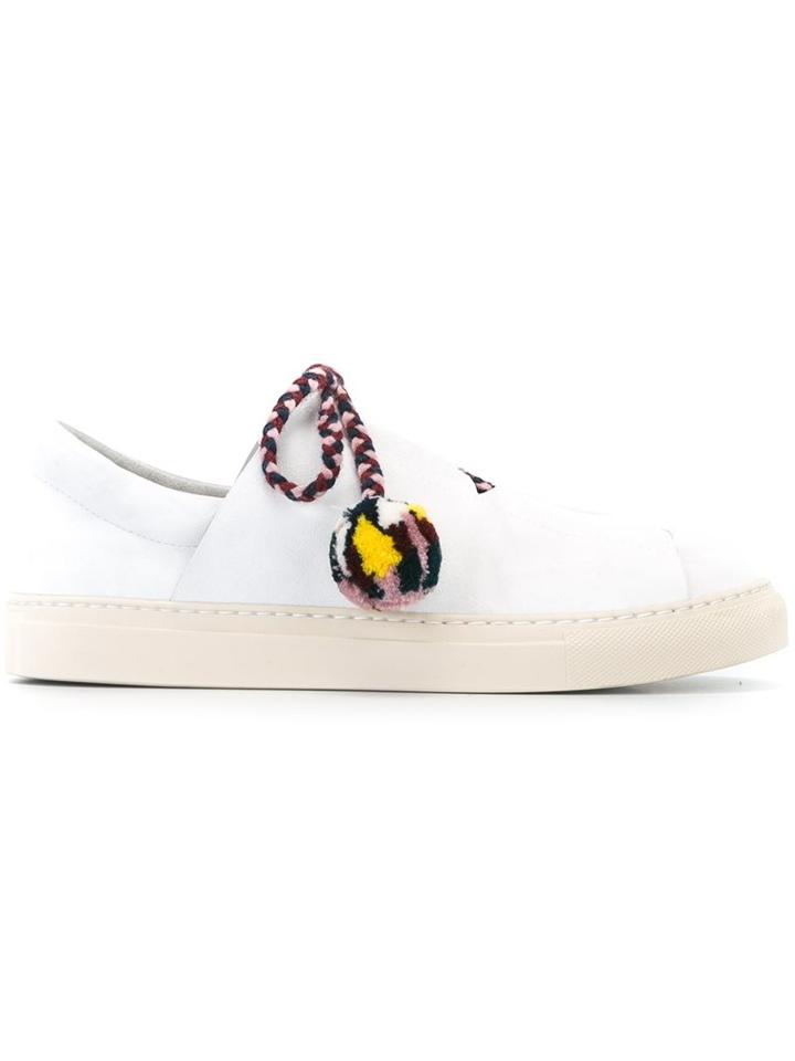 Ports 1961 Pom Pom Laced Sneakers