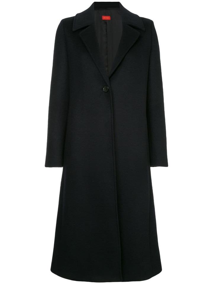Des Prés Long Winter Coat - Black