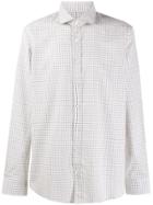 Hackett Grid-print Loose Shirt - Brown