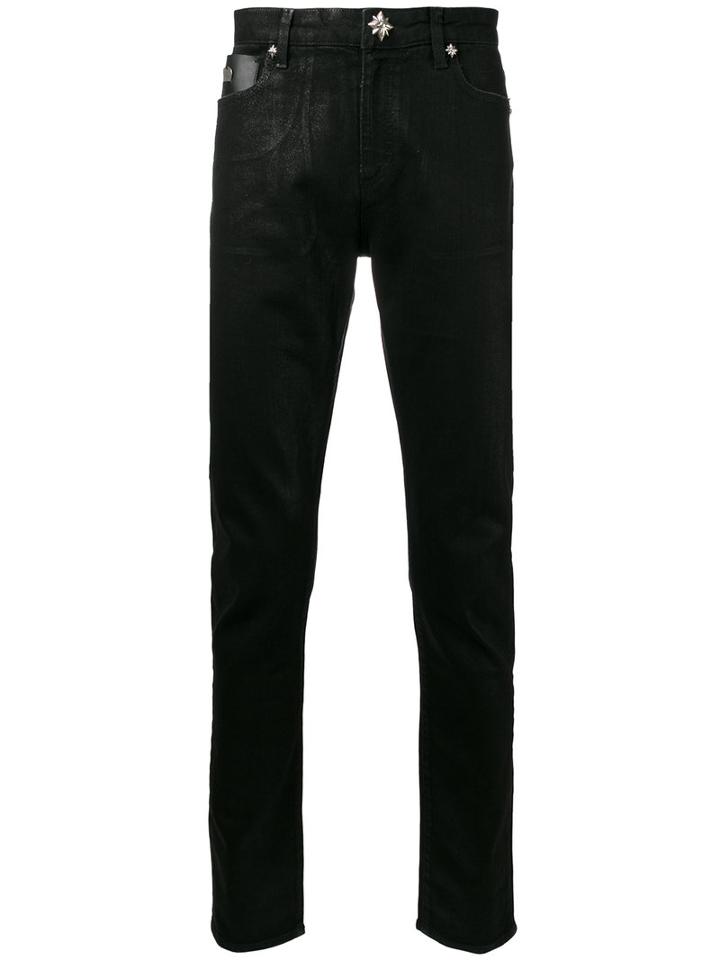 John Richmond - 'pastos' Skinny Jeans - Men - Cotton/polyester - 50, Black, Cotton/polyester
