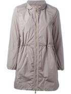 Moncler 'cigale' Windbreaker Coat, Women's, Size: 4, Grey, Polyester/polyamide