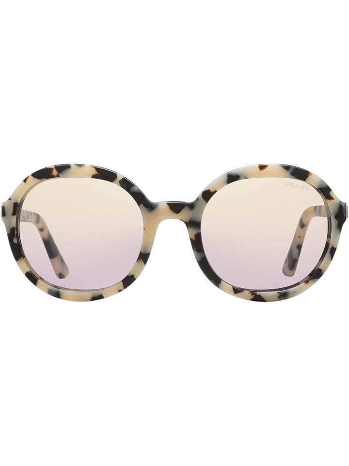 Prada Eyewear Oversized Sunglasses - Neutrals