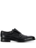 Henderson Baracco Buckled Monk Shoes - Black