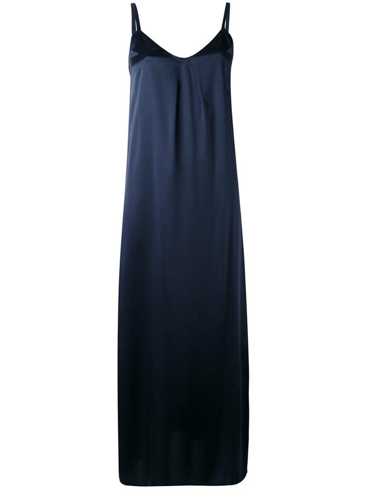 Vince V-neck Shift Dress - Blue